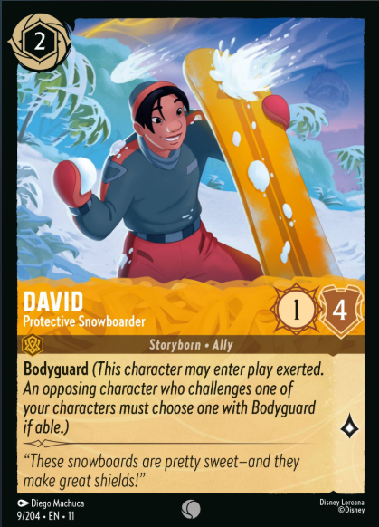 #009 David - Disney Lorcana Winterspell