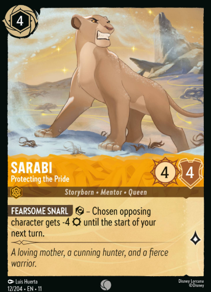 #012 Sarabi - Disney Lorcana Winterspell