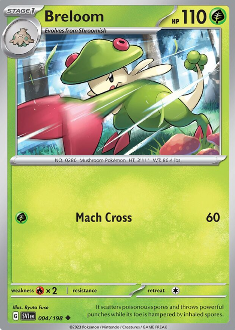#004 Breloom Scarlet & Violet