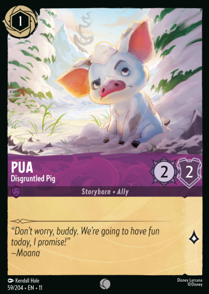 #059 Pua - Disney Lorcana Winterspell