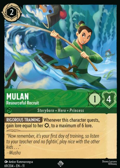 #069 Mulan - Disney Lorcana Winterspell