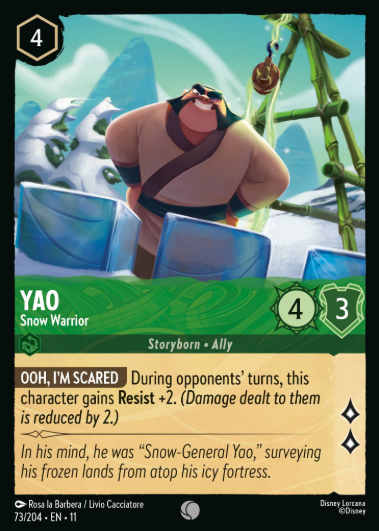 #073 Yao - Disney Lorcana Winterspell