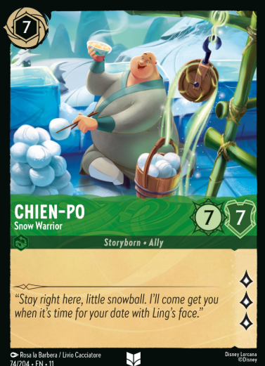 #074 Chien-Po - Disney Lorcana Winterspell