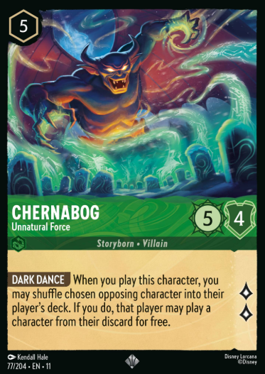 #077 Chernabog - Disney Lorcana Winterspell