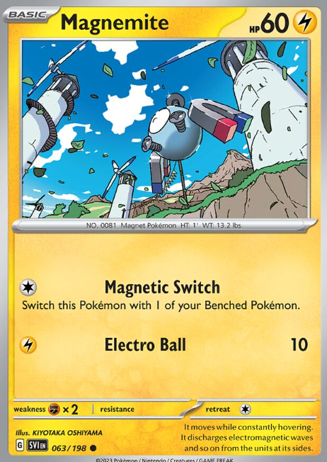 #063 Magnemite Scarlet & Violet