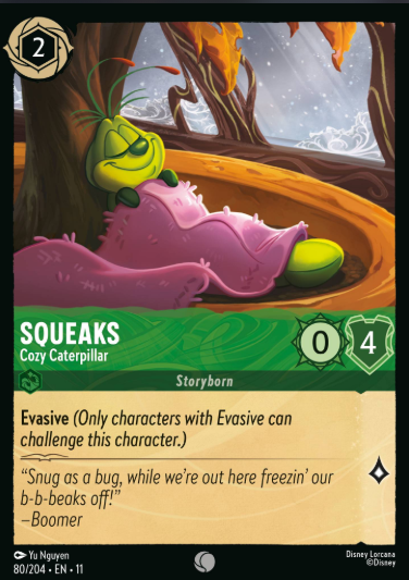 #080 Squeaks - Disney Lorcana Winterspell