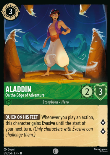#081 Aladdin - Disney Lorcana Winterspell