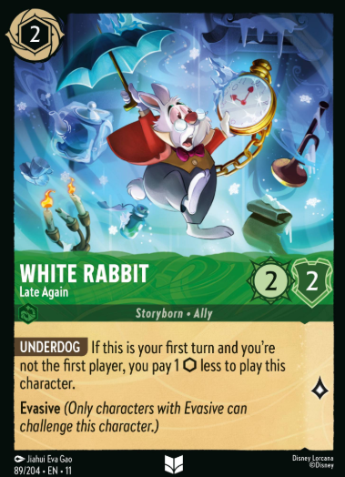 #089 White Rabbit - Disney Lorcana Winterspell