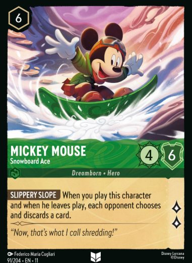 #091 Mickey Mouse - Disney Lorcana Winterspell