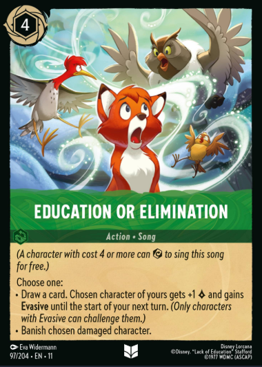 #097 Education or Elimination - Disney Lorcana Winterspell
