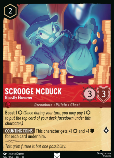 #104 Scrooge McDuck - Disney Lorcana Winterspell