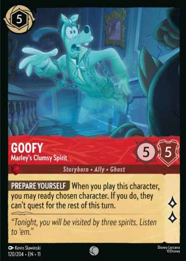 #120 Goofy - Disney Lorcana Winterspell