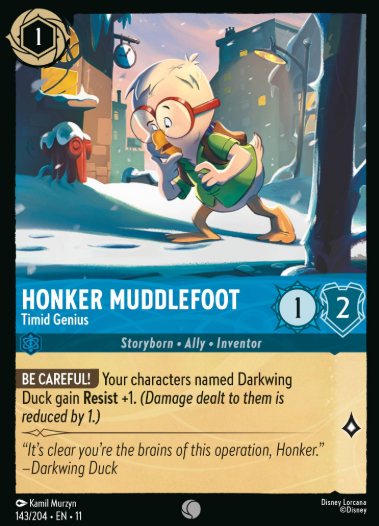 #143 Honker Muddlefoot - Disney Lorcana Winterspell