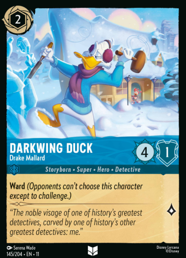 #145 Darkwing Duck - Disney Lorcana Winterspell