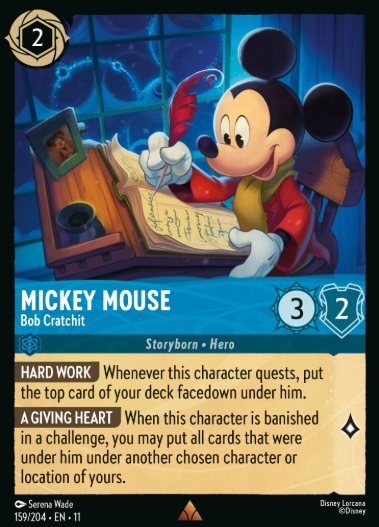 #159 Mickey Mouse - Disney Lorcana Winterspell