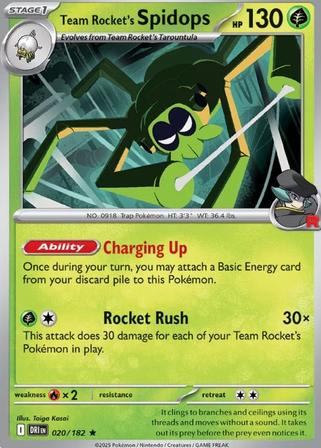 #020 Team Rocket Spidops Destined Rivals