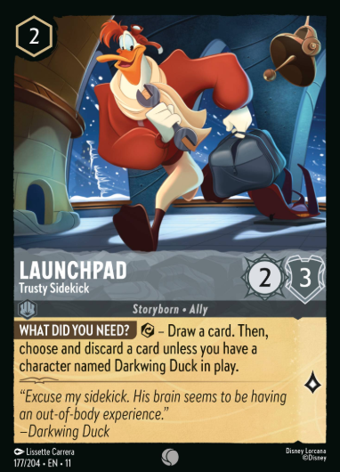#177 Launchpad - Disney Lorcana Winterspell