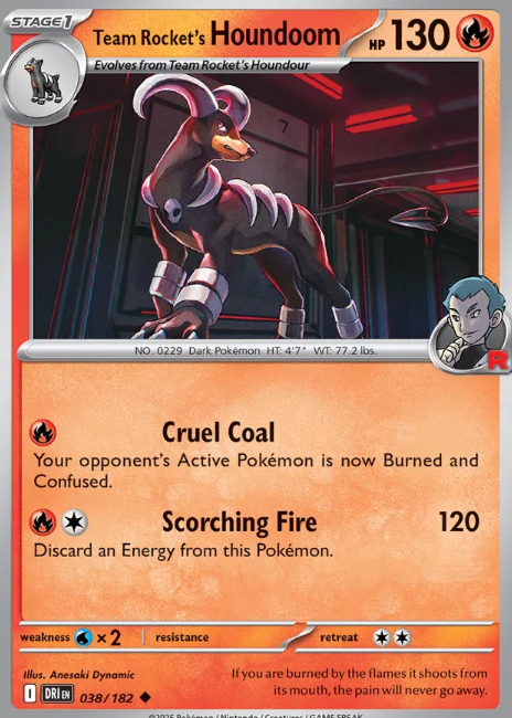 #038 Team Rockets Houndoom Destined Rivals