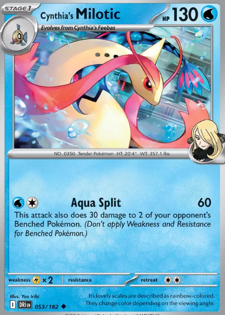 #053 Cynthia's Milotic Destined Rivals