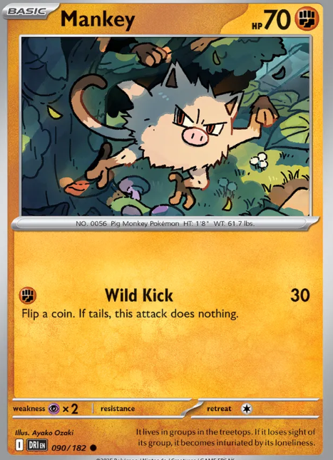 #090 Mankey Destined Rivals