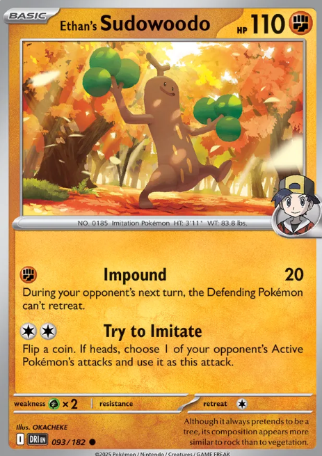 #093 Ethan's Sudowoodo Destined Rivals