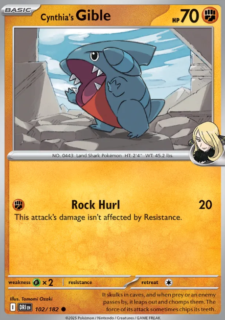 #102 Cynthia's Gible Destined Rivals