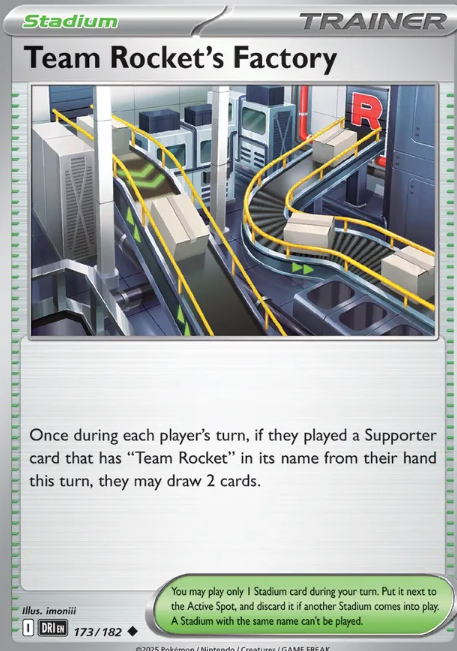 #173 Team Rocket's Factory  Destined Rivals