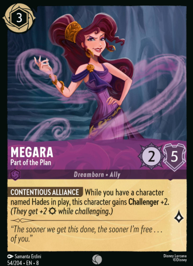 #054 Megara - Disney Lorcana Reign of Jafar