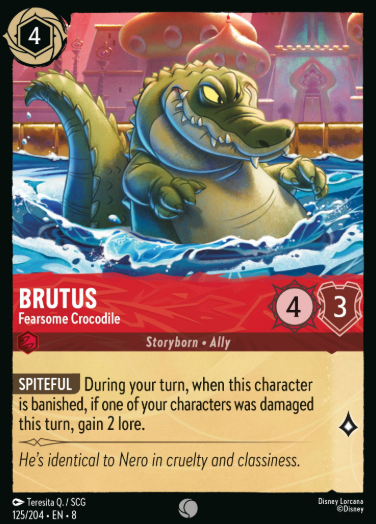#125 Brutus - Disney Lorcana Reign of Jafar