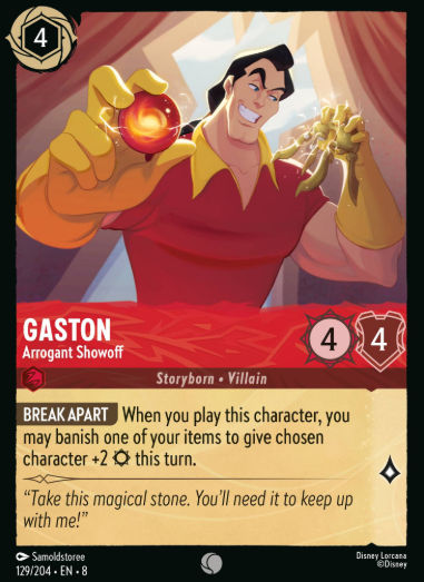 #129 Gaston - Disney Lorcana Reign of Jafar