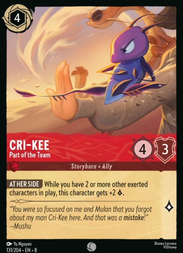 #131 Cri-Kee - Disney Lorcana Reign of Jafar