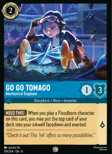 #159 Go Go Tomago - Disney Lorcana Reign of Jafar