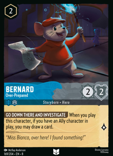 #169 Bernard - Disney Lorcana Reign of Jafar