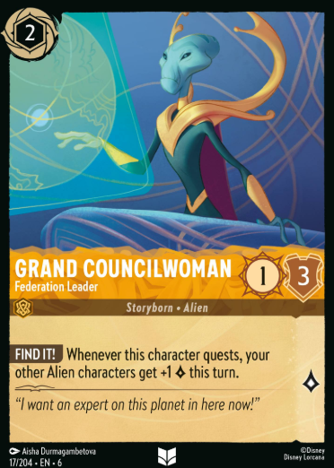 #017 Grand Councilwomen - Disney Lorcana Azurite Sea