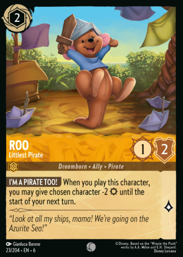 #023 Roo - Disney Lorcana Azurite Sea