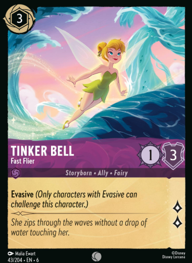 #043 Tinker Bell - Disney Lorcana Azurite Sea