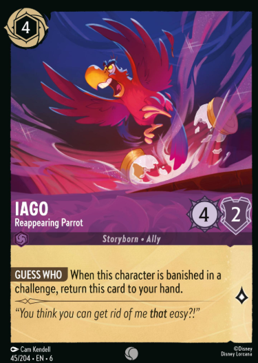 #045 Iago - Disney Lorcana Azurite Sea