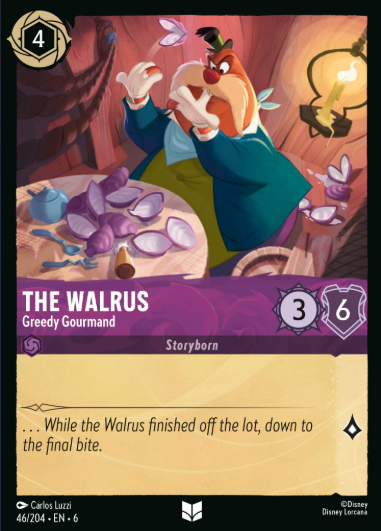 #046 The Walrus - Disney Lorcana Azurite Sea