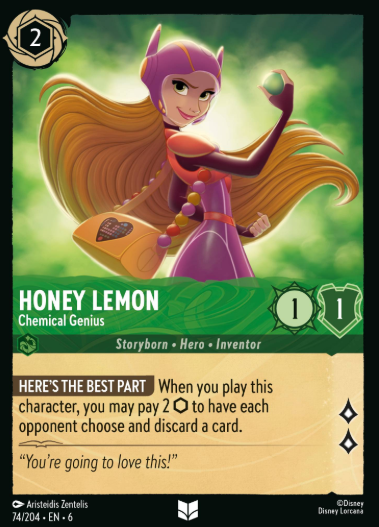 #074 Honey Lemon - Disney Lorcana Azurite Sea