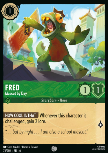 #075 Fred - Disney Lorcana Azurite Sea