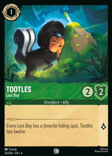 #076 Tootles - Disney Lorcana Azurite Sea