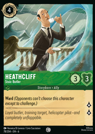 #078 Heathcliff - Disney Lorcana Azurite Sea