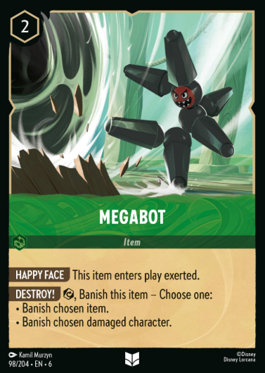 #098 Megabot - Disney Lorcana Azurite Sea
