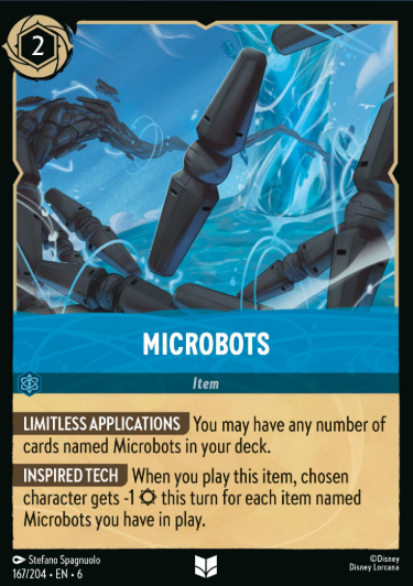 #167 Microbots - Disney Lorcana Azurite Sea