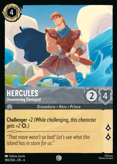#180 Hercules - Disney Lorcana Azurite Sea