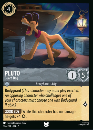 #186 Pluto - Disney Lorcana Azurite Sea