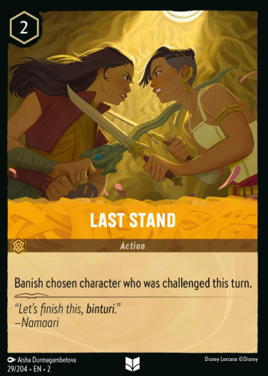 #029 Last Stand - Disney Lorcana Rise of the Floodborn