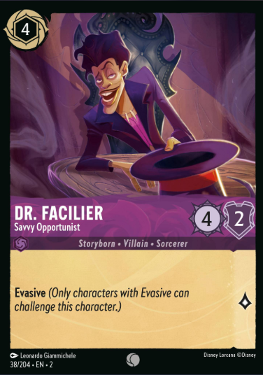 #038 Dr. Facilier - Disney Lorcana Rise of the Floodborn