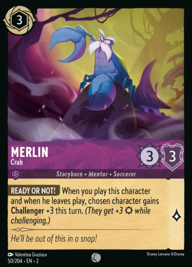 #050 Merlin - Disney Lorcana Rise of the Floodborn
