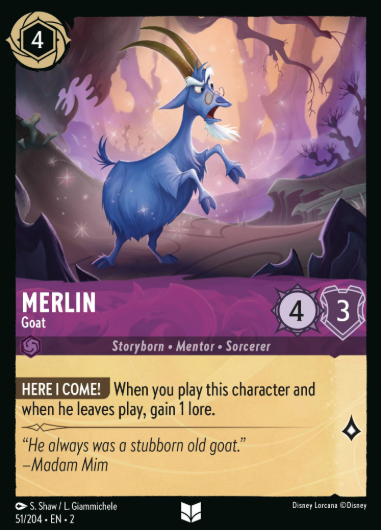 #051 Merlin - Disney Lorcana Rise of the Floodborn